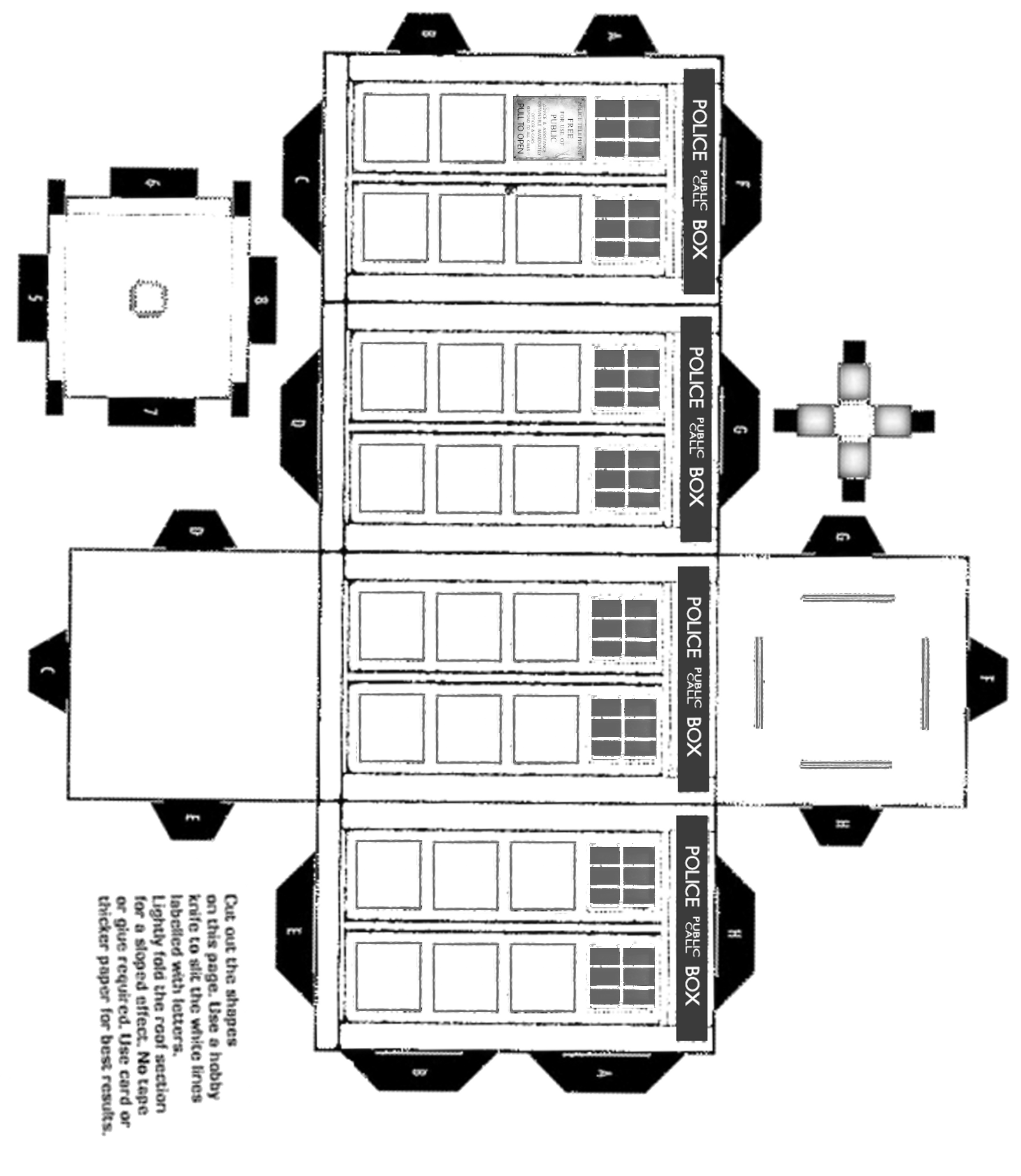 How We Made Our Tardis Invitations Lauren And Ric S Wedding